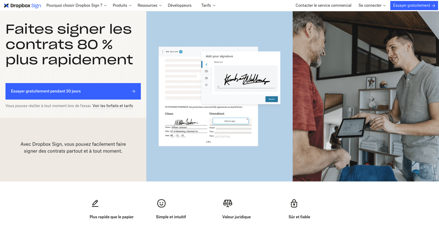 Dropboxsign - webflow