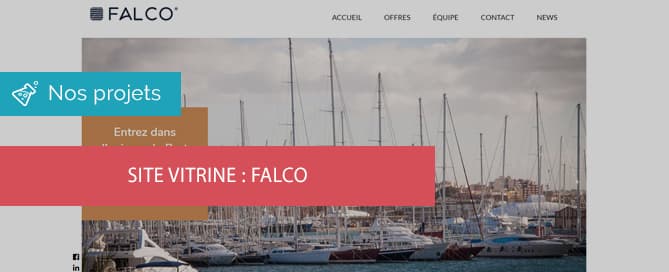 Réalisation site vitrine : Falco