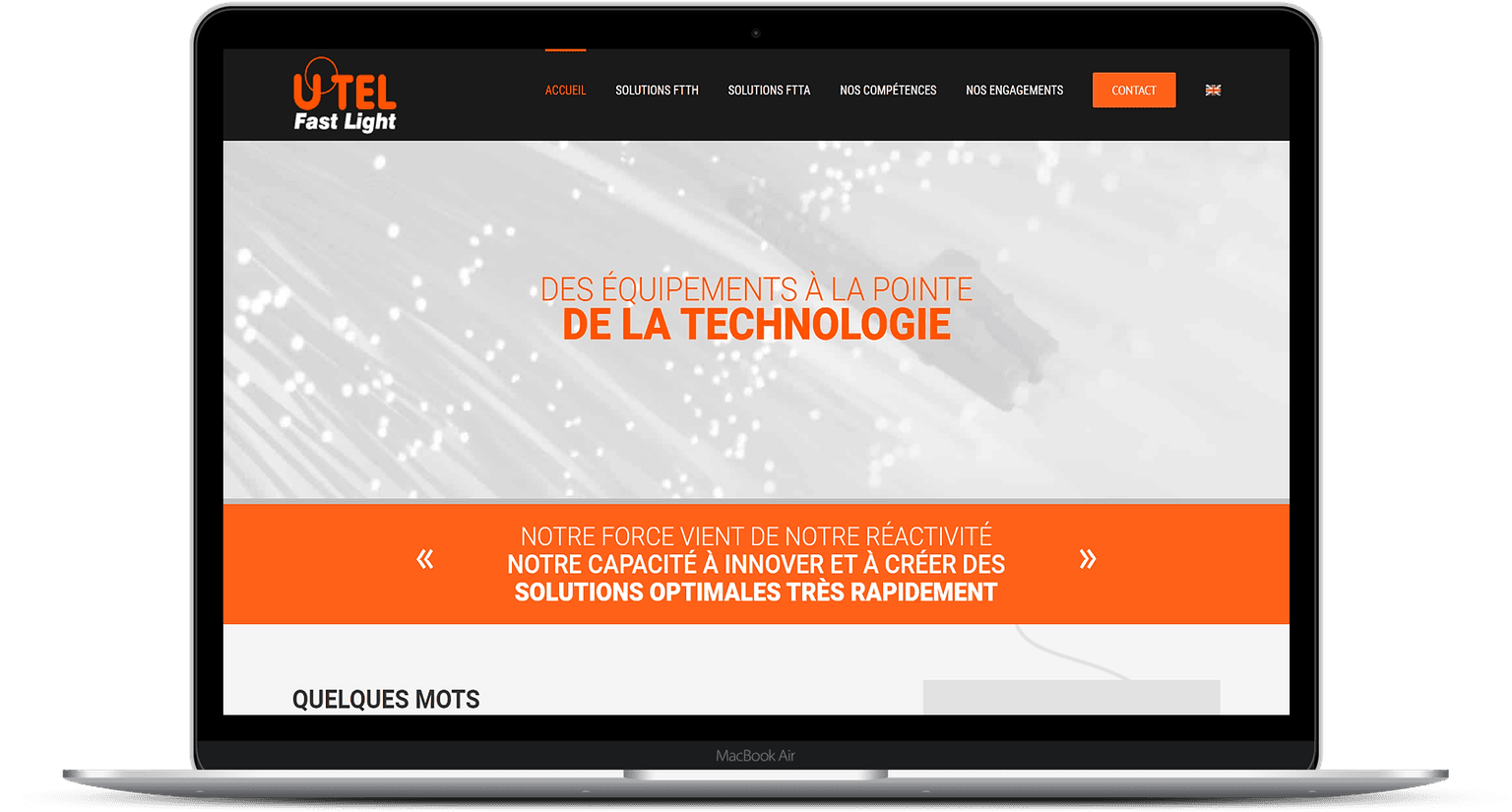Utel Fastlight - Écran 1