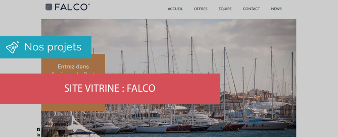 Réalisation site vitrine : Falco