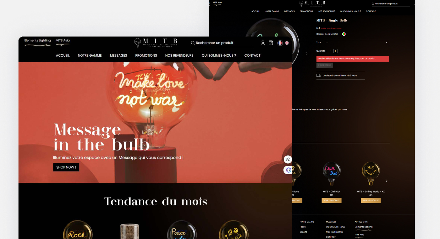 Message In The Bulb - Screen 1