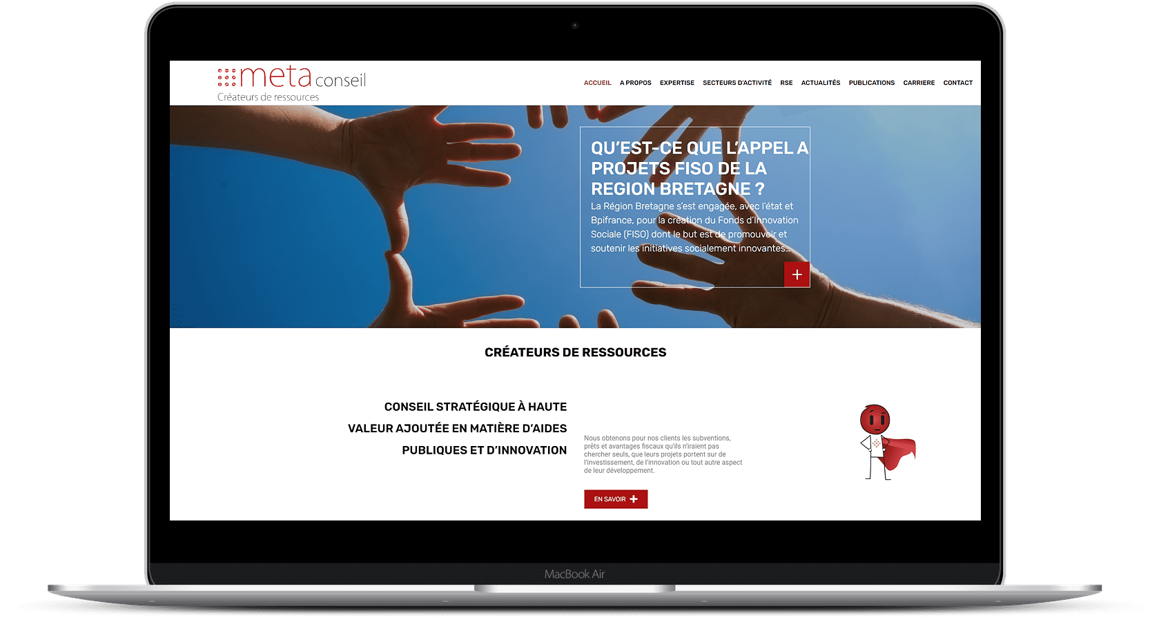Méta Conseil - Screen 1