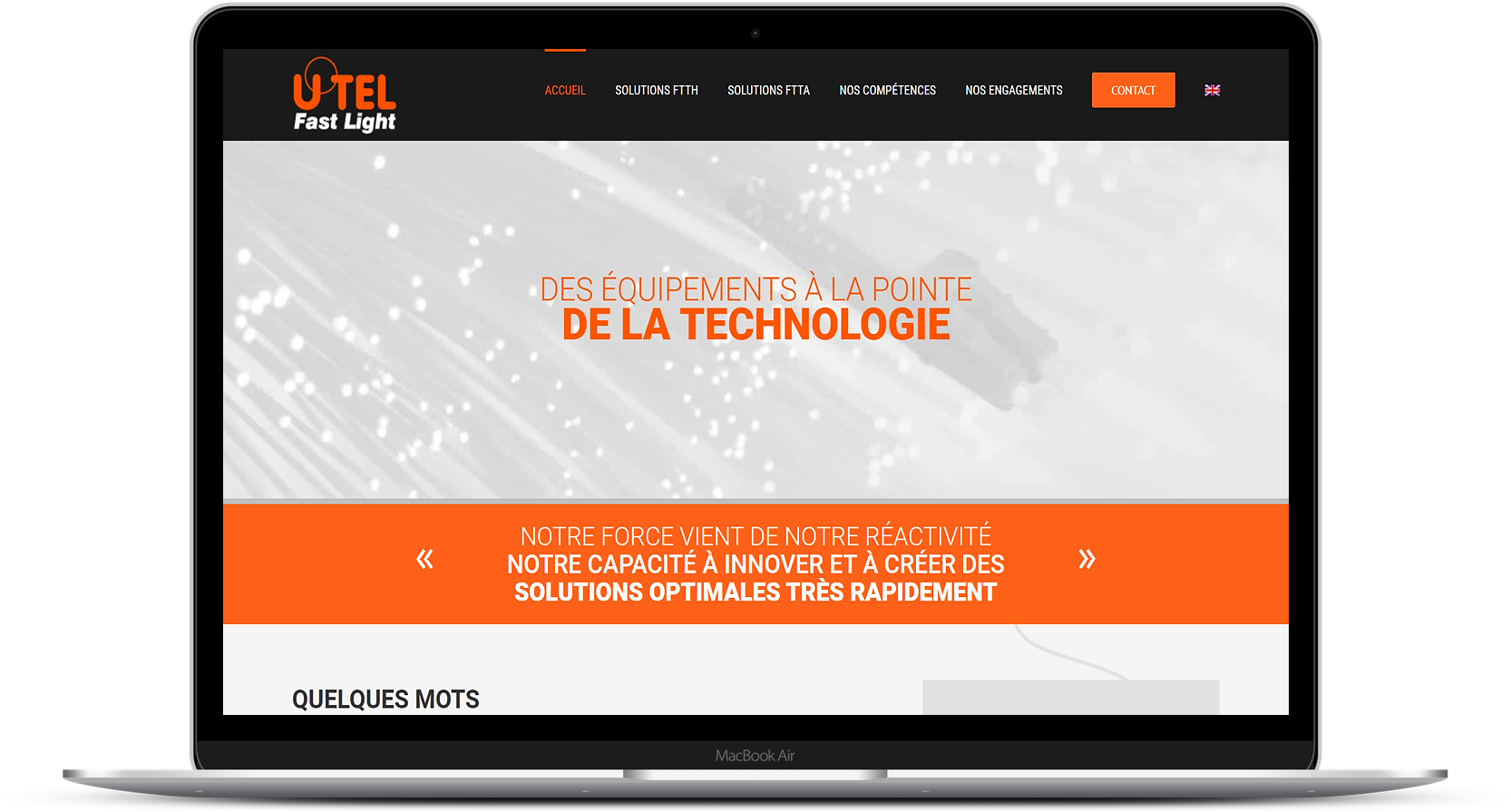Utel Fastlight - Écran 1