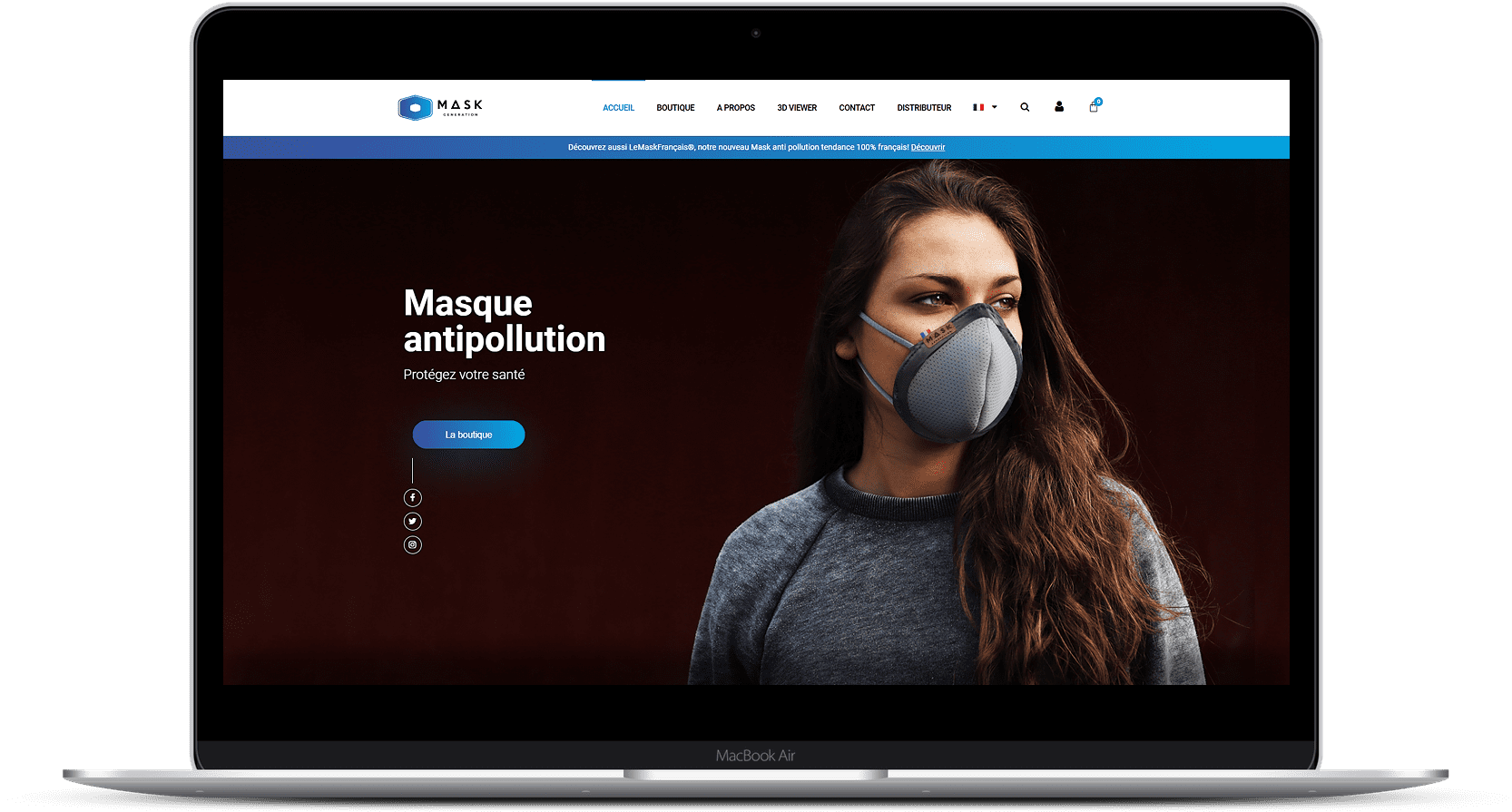 Mask Generation website model