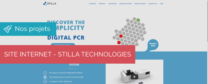 Site internet Stilla Technologies