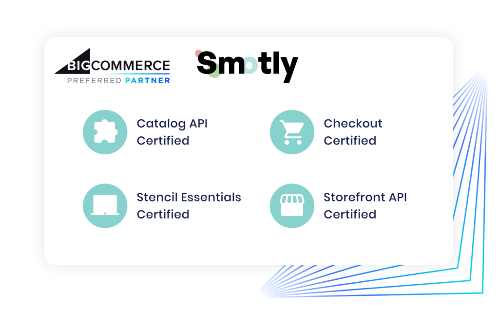 Certifications BigCommerce de l'équipe Smotly